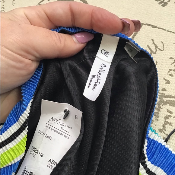 NY Collection Cold Shoulder Dress Plus 2X NWT - Picture 6 of 6